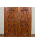 Indonesian Early 20th Century Carved Teak Wood Cabinet with Molded Cartouches-6. Asian & Chinese Furniture, Art, Antiques, Vintage Home Décor for sale at FEA Home