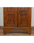 Indonesian Early 20th Century Carved Teak Wood Cabinet with Molded Cartouches-7. Asian & Chinese Furniture, Art, Antiques, Vintage Home Décor for sale at FEA Home
