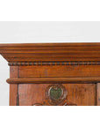 Indonesian Early 20th Century Carved Teak Wood Cabinet with Molded Cartouches-8. Asian & Chinese Furniture, Art, Antiques, Vintage Home Décor for sale at FEA Home