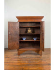 Indonesian Early 20th Century Carved Teak Wood Cabinet with Molded Cartouches-3. Asian & Chinese Furniture, Art, Antiques, Vintage Home Décor for sale at FEA Home