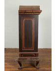Dutch Colonial Early 20th Century Cabinet with Bonnet Top and Cabriole Legs-12. Asian & Chinese Furniture, Art, Antiques, Vintage Home Décor for sale at FEA Home