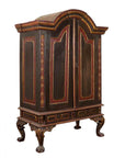 Dutch Colonial Early 20th Century Cabinet with Bonnet Top and Cabriole Legs-1. Asian & Chinese Furniture, Art, Antiques, Vintage Home Décor for sale at FEA Home