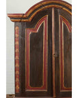 Dutch Colonial Early 20th Century Cabinet with Bonnet Top and Cabriole Legs-6. Asian & Chinese Furniture, Art, Antiques, Vintage Home Décor for sale at FEA Home