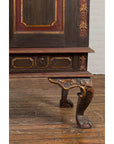 Dutch Colonial Early 20th Century Cabinet with Bonnet Top and Cabriole Legs-11. Asian & Chinese Furniture, Art, Antiques, Vintage Home Décor for sale at FEA Home