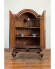 Dutch Colonial Early 20th Century Cabinet with Bonnet Top and Cabriole Legs-4. Asian & Chinese Furniture, Art, Antiques, Vintage Home Décor for sale at FEA Home