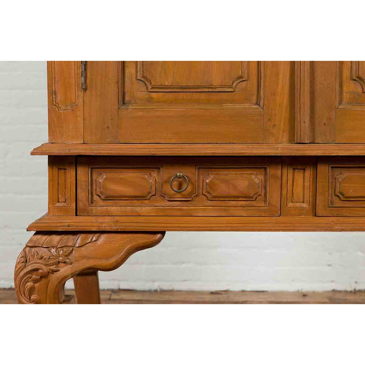 19th Century Antique Dutch Colonial Cabinet-14. Asian & Chinese Furniture, Art, Antiques, Vintage Home Décor for sale at FEA Home