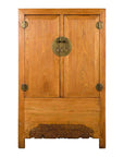 Vintage Elmwood Wedding Cabinet with Hidden Drawers-1. Asian & Chinese Furniture, Art, Antiques, Vintage Home Décor for sale at FEA Home
