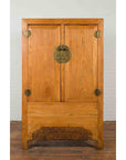 Vintage Elmwood Wedding Cabinet with Hidden Drawers-2. Asian & Chinese Furniture, Art, Antiques, Vintage Home Décor for sale at FEA Home