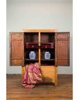 Vintage Elmwood Wedding Cabinet with Hidden Drawers-3. Asian & Chinese Furniture, Art, Antiques, Vintage Home Décor for sale at FEA Home
