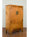 Vintage Elmwood Wedding Cabinet with Hidden Drawers-4. Asian & Chinese Furniture, Art, Antiques, Vintage Home Décor for sale at FEA Home
