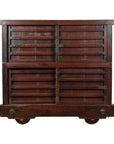 Japanese Meiji Period Late 19th Century Merchant's Chest Mounted on Wheels-1. Asian & Chinese Furniture, Art, Antiques, Vintage Home Décor for sale at FEA Home