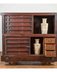 Japanese Meiji Period Late 19th Century Merchant's Chest Mounted on Wheels-4. Asian & Chinese Furniture, Art, Antiques, Vintage Home Décor for sale at FEA Home