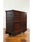 Japanese Meiji Period Late 19th Century Merchant's Chest Mounted on Wheels-3. Asian & Chinese Furniture, Art, Antiques, Vintage Home Décor for sale at FEA Home