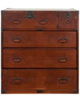 Japanese Taishō Period Early 20th Century Tansu Chest with Five Drawers-1. Asian & Chinese Furniture, Art, Antiques, Vintage Home Décor for sale at FEA Home