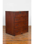 Japanese Taishō Period Early 20th Century Tansu Chest with Five Drawers-9. Asian & Chinese Furniture, Art, Antiques, Vintage Home Décor for sale at FEA Home