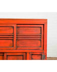Japanese 19th Century Meiji Period Red Cabinet with Sliding Doors and Drawers-6. Asian & Chinese Furniture, Art, Antiques, Vintage Home Décor for sale at FEA Home