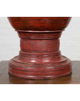 19th Century Burmese Cinnabar Palembang Lacquer Temple Offering Bowl with Lid-8. Asian & Chinese Furniture, Art, Antiques, Vintage Home Décor for sale at FEA Home