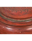 19th Century Burmese Cinnabar Palembang Lacquer Temple Offering Bowl with Lid-10. Asian & Chinese Furniture, Art, Antiques, Vintage Home Décor for sale at FEA Home