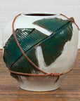 Thai 20th Century Garden Planter with Raised Palm Leaf and Rope Motifs-2. Asian & Chinese Furniture, Art, Antiques, Vintage Home Décor for sale at FEA Home