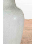 Large Chinese Vintage Altar Vase with Grey Crackle Finish and Flaring Neck-8. Asian & Chinese Furniture, Art, Antiques, Vintage Home Décor for sale at FEA Home