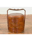 Nested Bamboo and Rattan Antique Chinese Food Basket-4. Asian & Chinese Furniture, Art, Antiques, Vintage Home Décor for sale at FEA Home