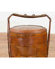 Nested Bamboo and Rattan Antique Chinese Food Basket-6. Asian & Chinese Furniture, Art, Antiques, Vintage Home Décor for sale at FEA Home