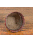 Thai 19th Century Rustic Hand-Woven Rattan Rice Basket with Red Rim-9. Asian & Chinese Furniture, Art, Antiques, Vintage Home Décor for sale at FEA Home