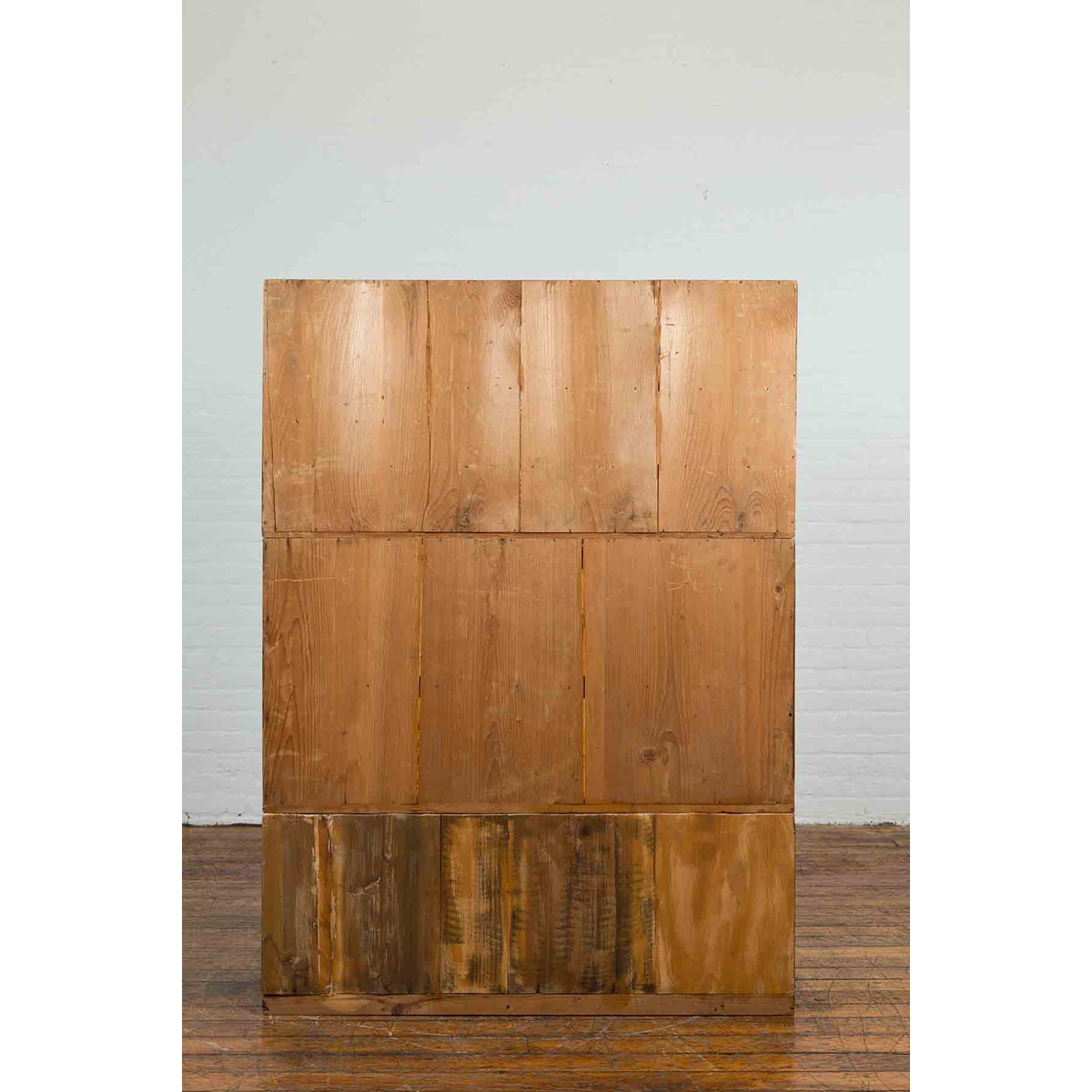 Early 20th Century Japanese Taishō Cabinet with Hand-Painted Woodblock Prints-13. Asian & Chinese Furniture, Art, Antiques, Vintage Home Décor for sale at FEA Home