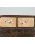 Early 20th Century Japanese Taishō Cabinet with Hand-Painted Woodblock Prints-8. Asian & Chinese Furniture, Art, Antiques, Vintage Home Décor for sale at FEA Home