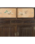 Early 20th Century Japanese Taishō Cabinet with Hand-Painted Woodblock Prints-7. Asian & Chinese Furniture, Art, Antiques, Vintage Home Décor for sale at FEA Home