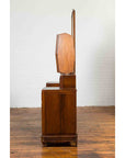 Vintage Vanity Table with Octagonal Mirrors & Marble Tabletops, SKU , image 13