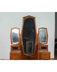Vintage Vanity Table with Octagonal Mirrors & Marble Tabletops-7. Asian & Chinese Furniture, Art, Antiques, Vintage Home Décor for sale at FEA Home