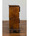 Indonesian 19th Century Five-Drawer Chest with Carved Sunburst and Ovoid Motifs-13. Asian & Chinese Furniture, Art, Antiques, Vintage Home Décor for sale at FEA Home