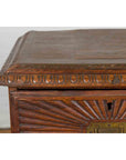 Indonesian 19th Century Five-Drawer Chest with Carved Sunburst and Ovoid Motifs-7. Asian & Chinese Furniture, Art, Antiques, Vintage Home Décor for sale at FEA Home