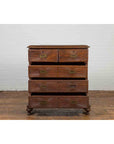 Indonesian 19th Century Five-Drawer Chest with Carved Sunburst and Ovoid Motifs-10. Asian & Chinese Furniture, Art, Antiques, Vintage Home Décor for sale at FEA Home