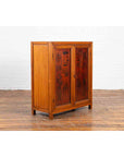 Chinese Early 20th Century Cabinet with Ink-Decorated Panels under Glass-4. Asian & Chinese Furniture, Art, Antiques, Vintage Home Décor for sale at FEA Home