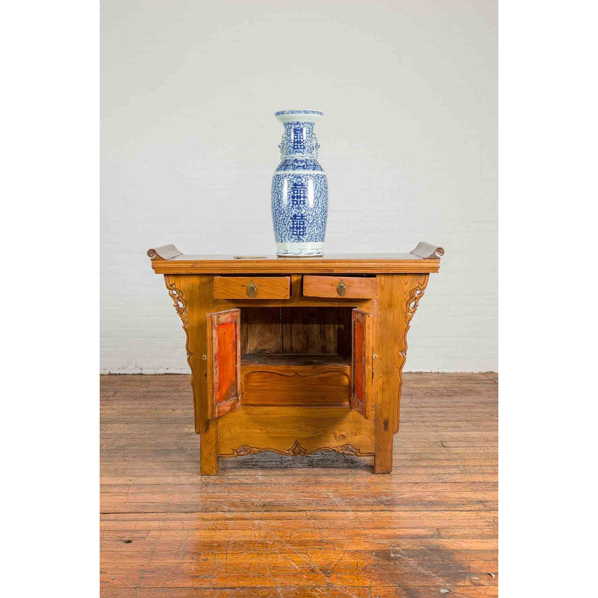 Qing Dynasty Antique Chinese Altar Cabinet-4. Asian & Chinese Furniture, Art, Antiques, Vintage Home Décor for sale at FEA Home
