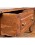 Dutch Colonial Early 20th Century Low Table with Two Drawers and Cabriole Legs-9. Asian & Chinese Furniture, Art, Antiques, Vintage Home Décor for sale at FEA Home