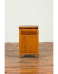 Vintage Two-Toned Side Table Cabinet with Single Drawer and Double Doors-10. Asian & Chinese Furniture, Art, Antiques, Vintage Home Décor for sale at FEA Home