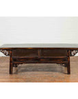 Chinese Qing Dynasty 19th Century Black Lacquer Coffee Table with Two Drawers-15. Asian & Chinese Furniture, Art, Antiques, Vintage Home Décor for sale at FEA Home