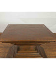 Indonesian Vintage Pagan Dynasty Style Pyramid-Shaped Console Pedestal Table-13. Asian & Chinese Furniture, Art, Antiques, Vintage Home Décor for sale at FEA Home