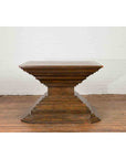 Indonesian Vintage Pagan Dynasty Style Pyramid-Shaped Console Pedestal Table-5. Asian & Chinese Furniture, Art, Antiques, Vintage Home Décor for sale at FEA Home