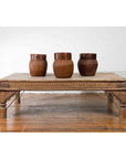 Oversized Antique Temple Door with Studs Made into a Carved Coffee Table-3. Asian & Chinese Furniture, Art, Antiques, Vintage Home Décor for sale at FEA Home