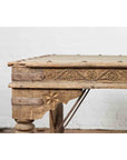 Antique Indian Courtyard Door Bleached and Converted into a Coffee Table-8. Asian & Chinese Furniture, Art, Antiques, Vintage Home Décor for sale at FEA Home