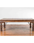 Antique Indian Courtyard Door Panel from Rajasthan Made into a Coffee Table-12. Asian & Chinese Furniture, Art, Antiques, Vintage Home Décor for sale at FEA Home