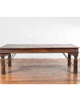 Antique Indian Courtyard Door Panel from Rajasthan Made into a Coffee Table-2. Asian & Chinese Furniture, Art, Antiques, Vintage Home Décor for sale at FEA Home