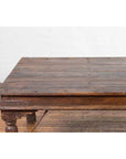 Antique Indian Courtyard Door Panel from Rajasthan Made into a Coffee Table-8. Asian & Chinese Furniture, Art, Antiques, Vintage Home Décor for sale at FEA Home