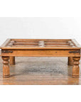 Indian 19th Century Sheesham Wood Courtyard Door Redesigned as a Coffee Table-12. Asian & Chinese Furniture, Art, Antiques, Vintage Home Décor for sale at FEA Home