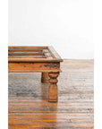 Indian 19th Century Sheesham Wood Courtyard Door Redesigned as a Coffee Table-6. Asian & Chinese Furniture, Art, Antiques, Vintage Home Décor for sale at FEA Home