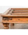 Indian 19th Century Sheesham Wood Courtyard Door Redesigned as a Coffee Table-7. Asian & Chinese Furniture, Art, Antiques, Vintage Home Décor for sale at FEA Home